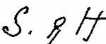 Indiscernible: monogram (Read as: SH)
