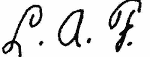 Indiscernible: monogram (Read as: LAF)