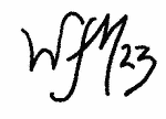 Indiscernible: monogram (Read as: WSM, WFM)