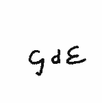 Indiscernible: monogram (Read as: GDE)