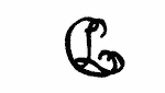 Indiscernible: monogram (Read as: L, CL)