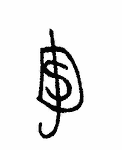 Indiscernible: monogram, symbol or oriental (Read as: JDS, JSD, SJD, S)